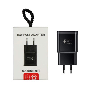 شارژر دیواری فست تک پورت Samsung مدل EP-TA200 15W - مشکی - (گارانتی پارتیان پایا)