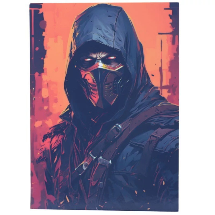 تابلو شاسی طرح اسکورپین Scorpion سایز ۱۸x۱۳ سانتی متر