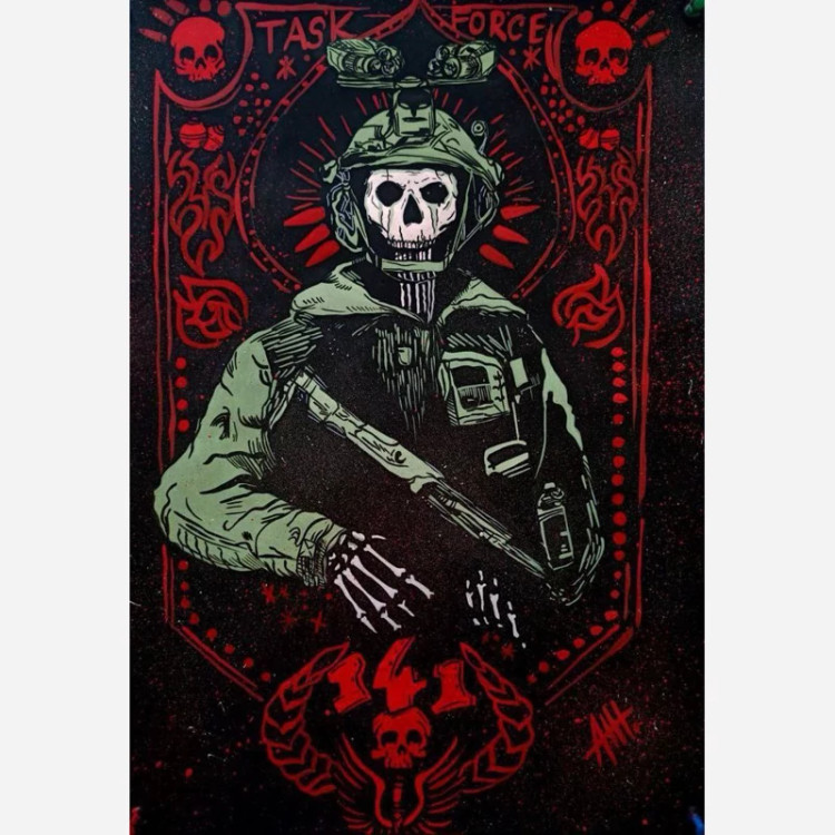 استیکر کارت بانکی طرح کالاف دیوتی Call of Duty مدل ۱