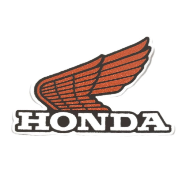 استیکر خودرو ضدآب طرح لوگو هوندا Honda بالدار کیفیت VIP