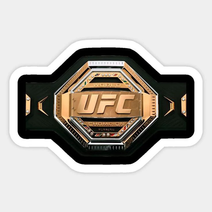 استیکر ضدآب برش خورده طرح لوگو UFC سایز 8 سانتی متر