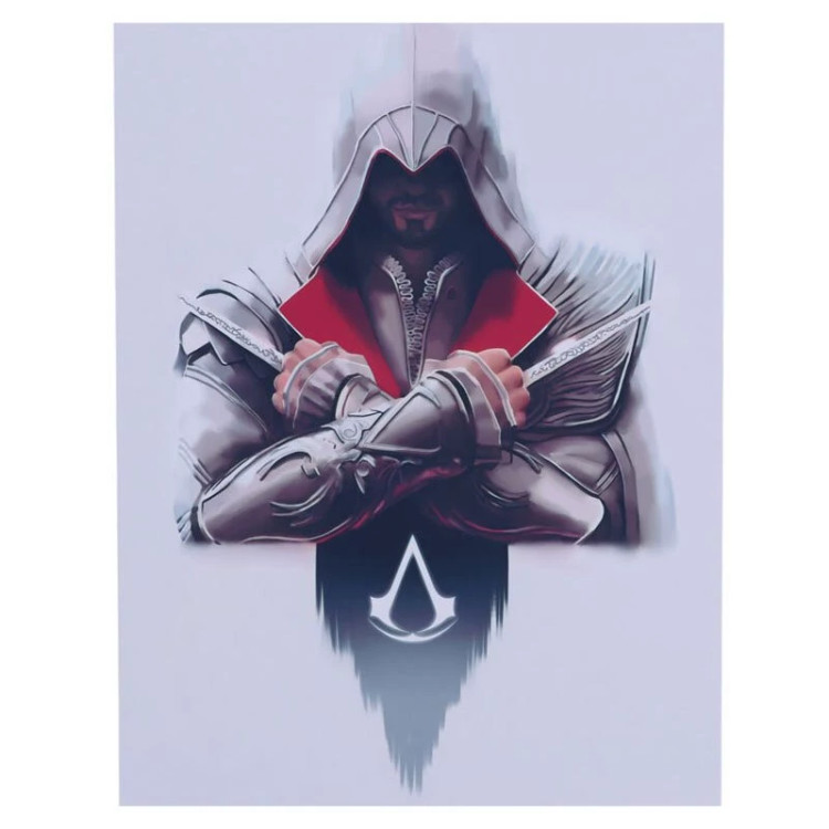 تابلو شاسی طرح اساسینز کرید Assassin s Creed سایز ۲۰x۳۰ سانتی متر
