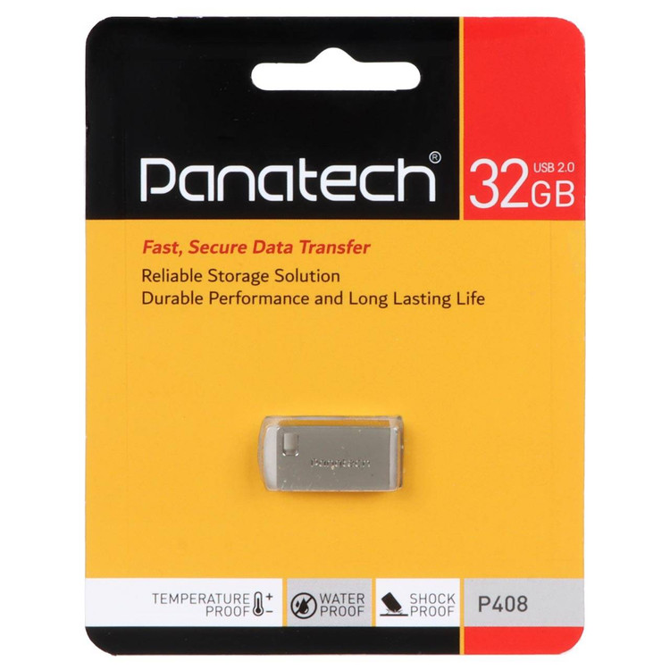 Panatech P408 USB2.0 Flash Memory - 32GB نقره ای