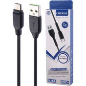 کابل شارژ 1.1 متری فست اندروید CHERLO مدل V8-K02 - مشکی