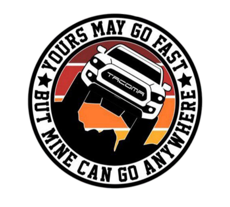 استیکر ضدآب برش خورده طرح لوگوی OFF ROAD با نمای جیپ و غروب سایز ۴ سانتی متر