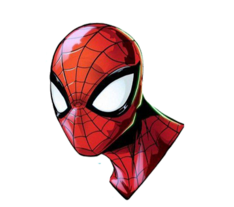 استیکر ضدآب برش خورده طرح ماسک مرد عنکبوتی Spider Man سایز ۳ سانتی متر مدل ۱