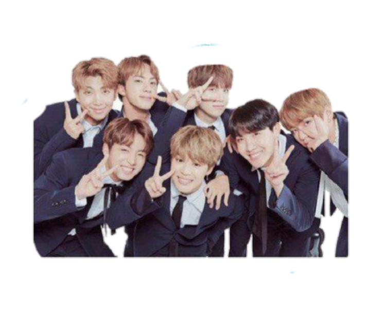 استیکر ضدآب برش خورده طرح گروه بی تی اس BTS مدل دوم سایز ۴ سانتی متر