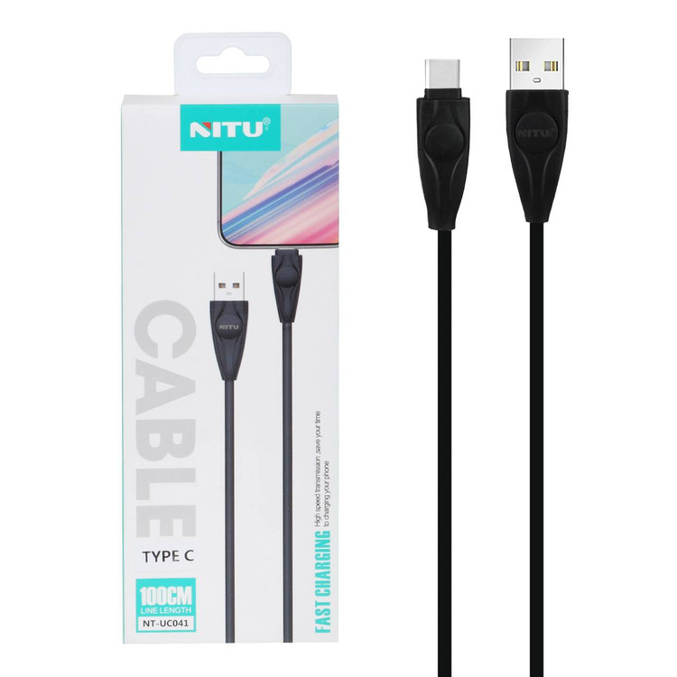 کابل شارژ NITU Type-C مدل UC041 - مشکی