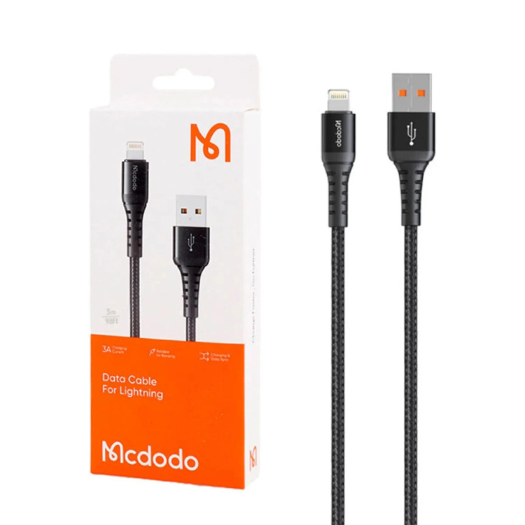 کابل شارژ USB به لایتنینگ Mcdodo مدل CA-2263 طول 3 متر