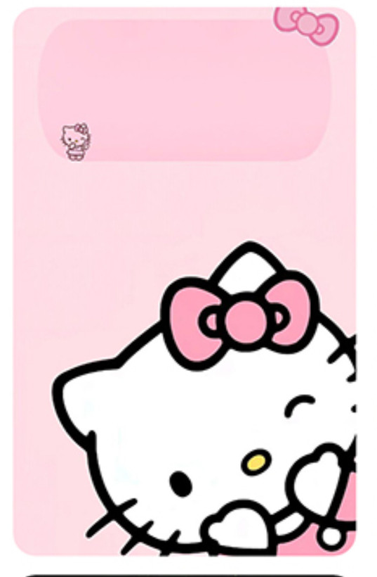 کارت استیکر برش خورده طرح هلو کیتی (Hello Kitty)