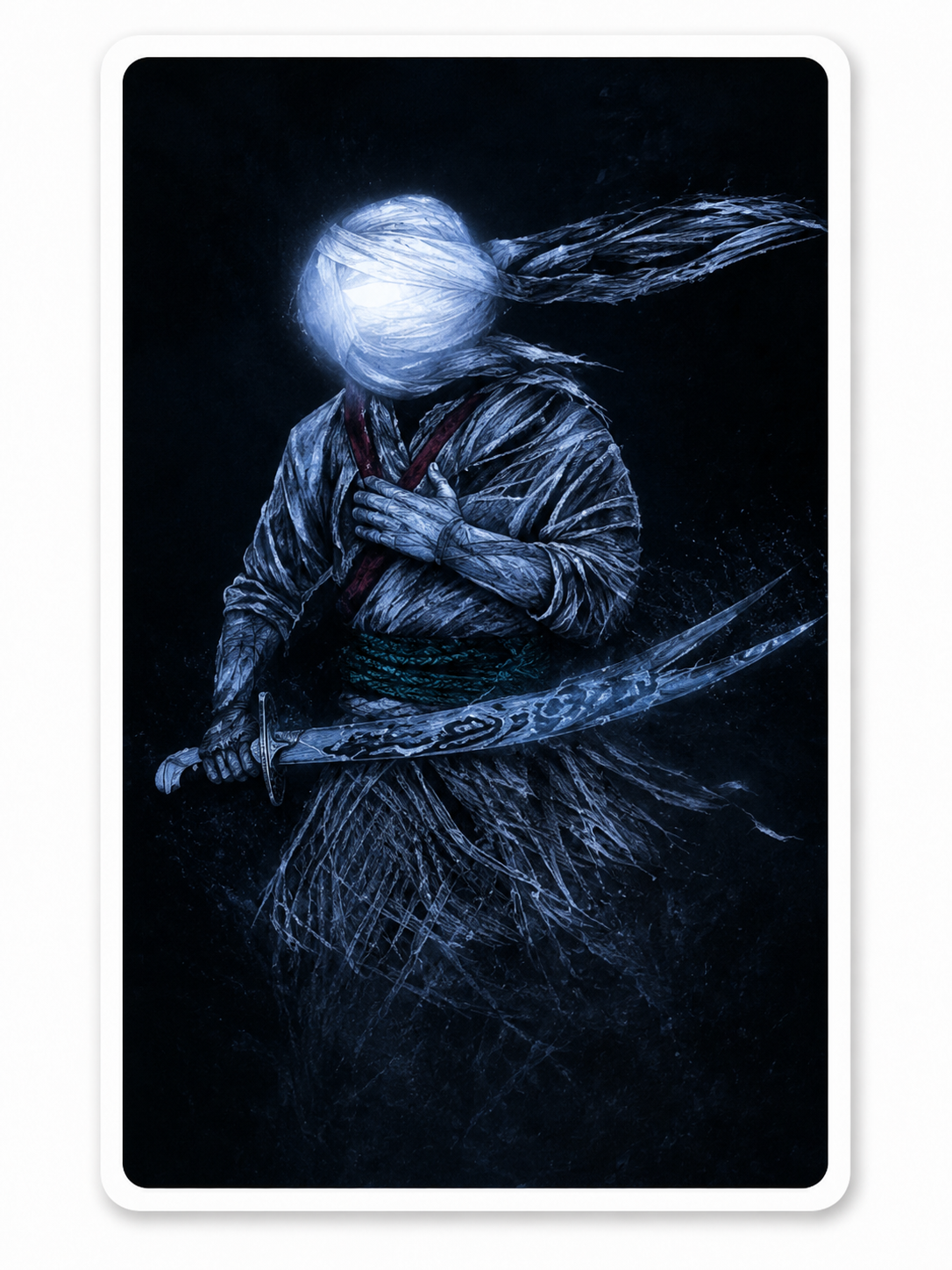 استیکر کارت مذهبی شمشیر