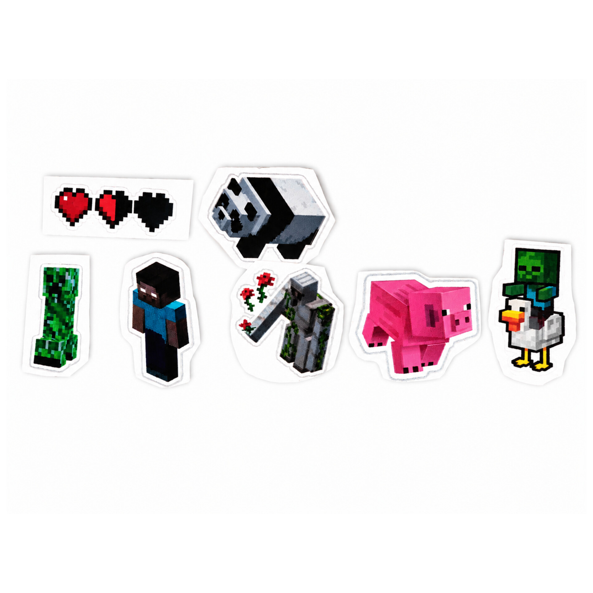 استیکر مدل Minecraft بسته 7 عددی طرح  بازی