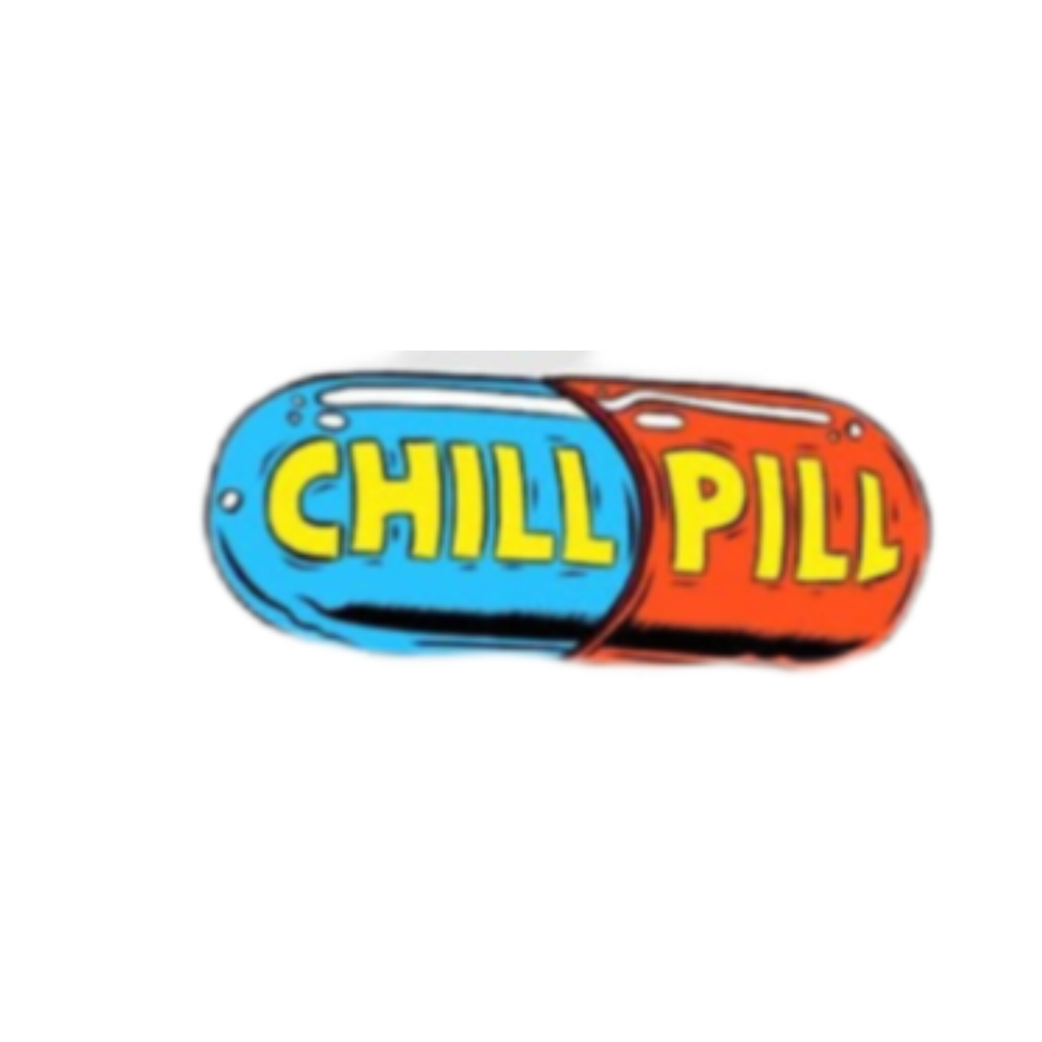 استیکر کپسول Chill Pill