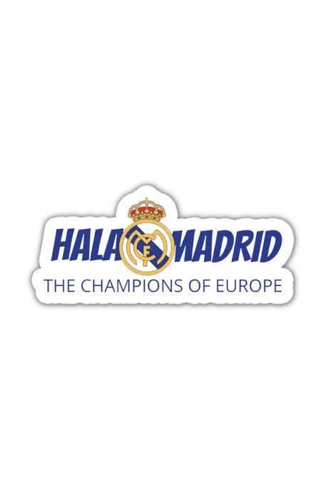 استیکر hala madrid رئال