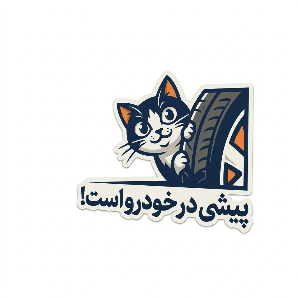 استیکر ماشین ۱