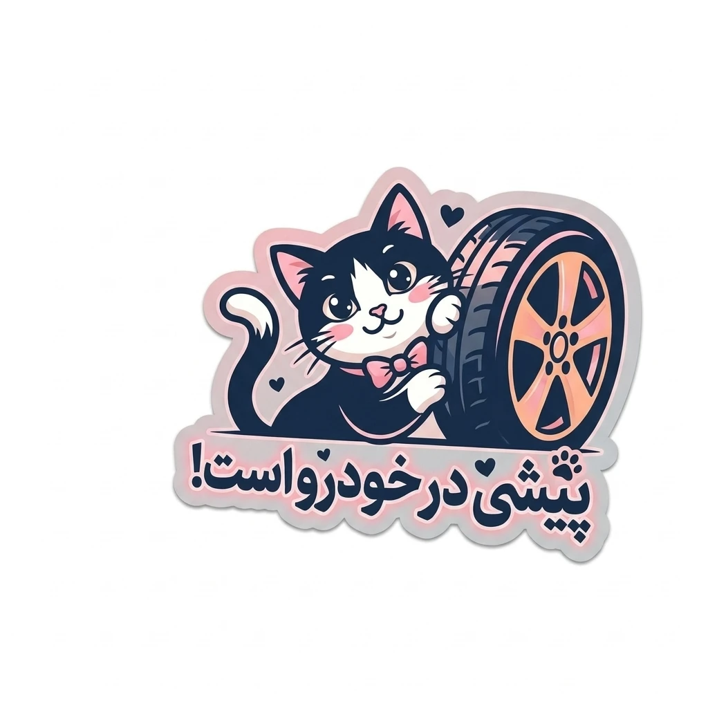 استیکر ماشین ۲